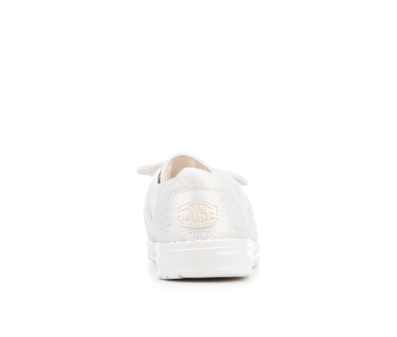 Women's HEYDUDE Wendy Bow Shimmer Metallic Casual Shoes Product Image