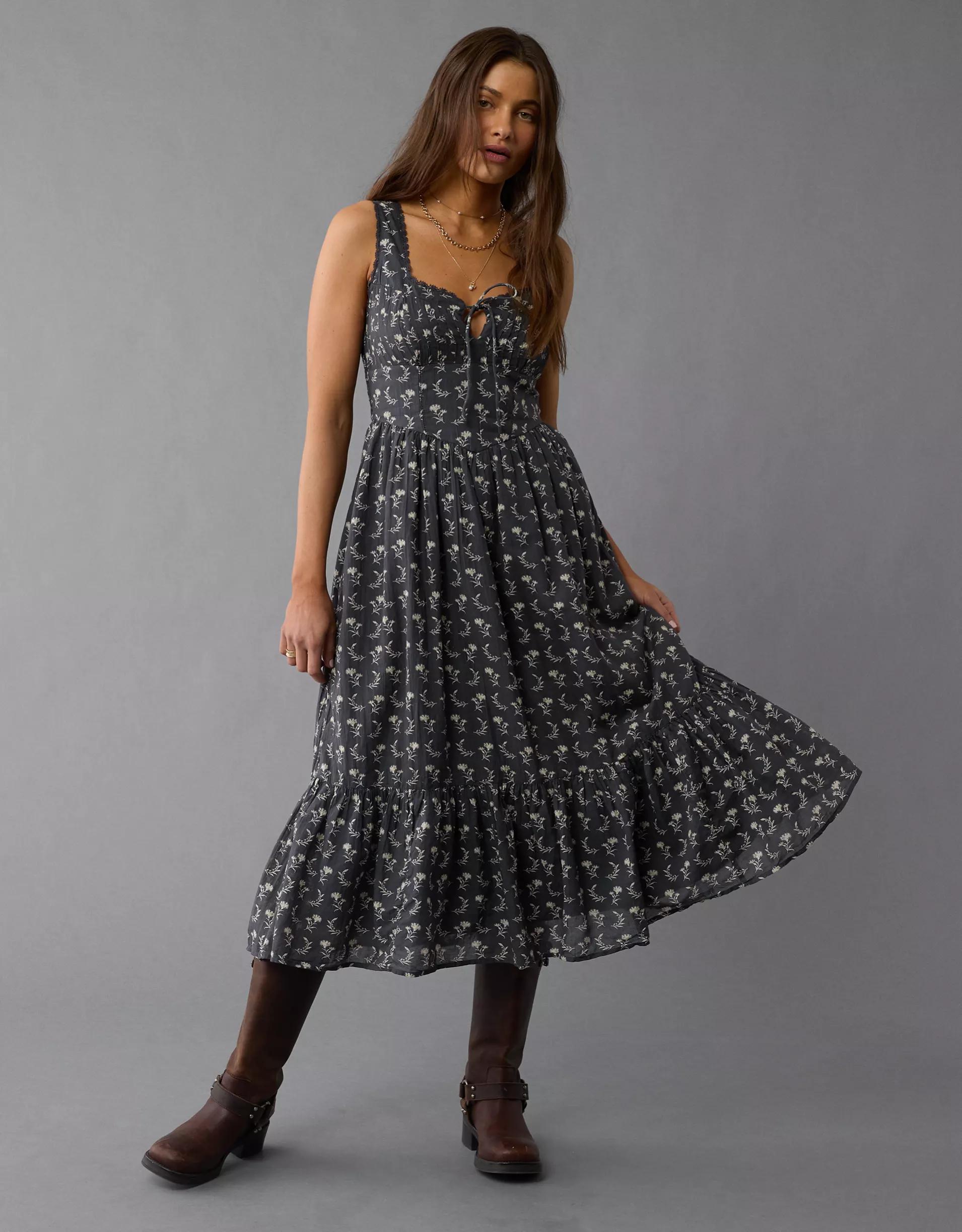 AE Corset Midi Dress Product Image