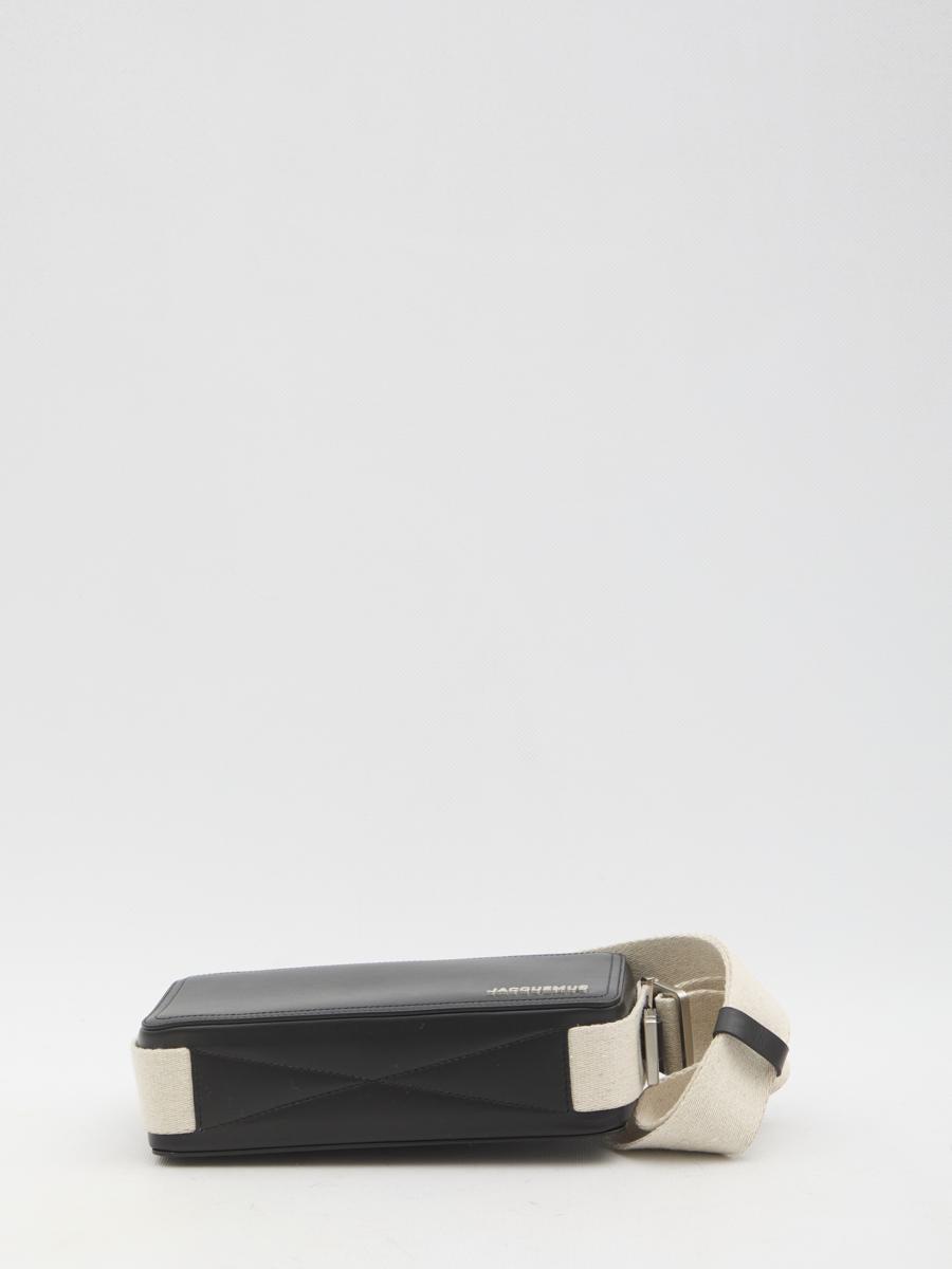JACQUEMUS La Cuerda Horizontal Bag In Black Product Image