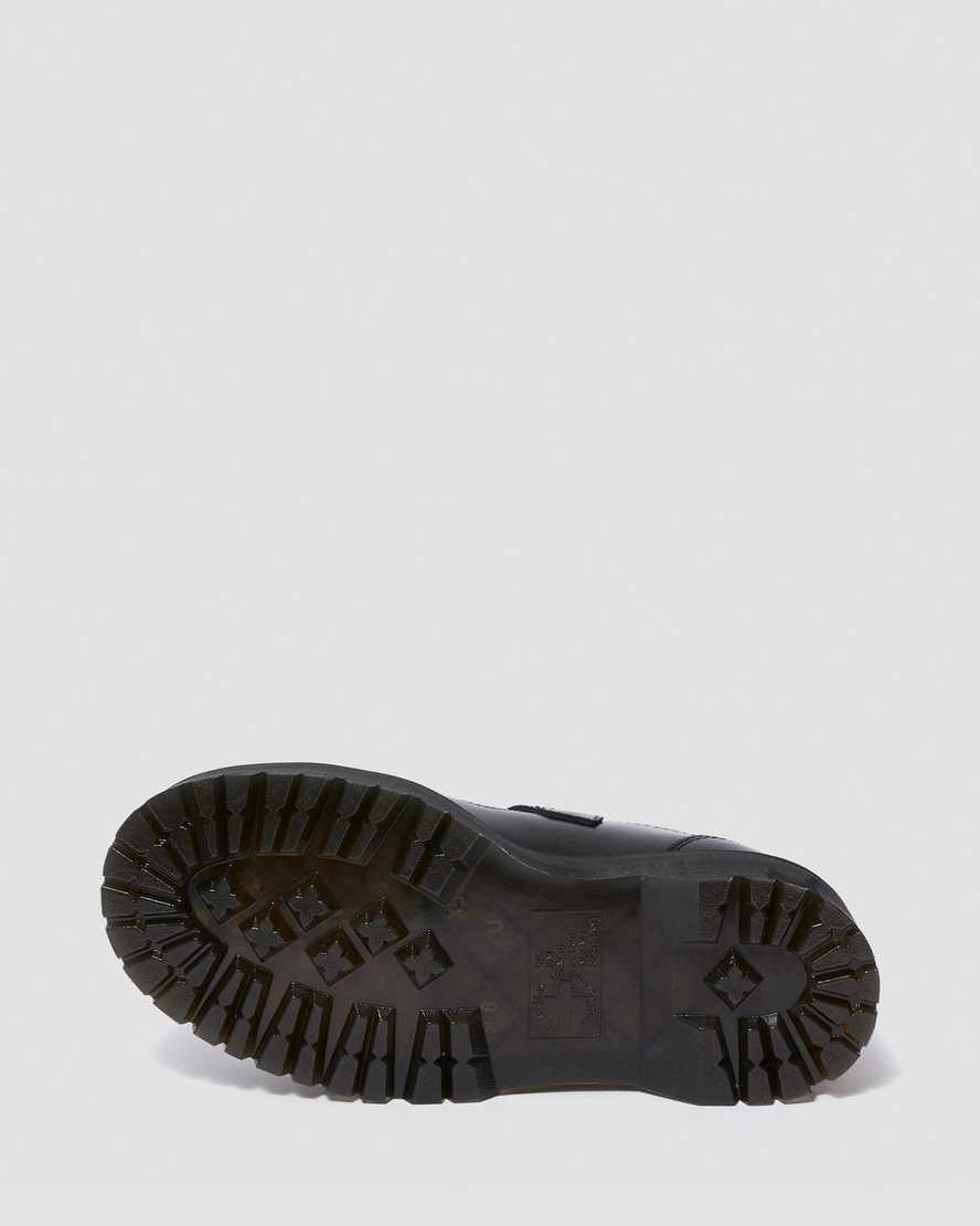 Bethan Polished Smooth Leather Platform Shoes Product Image