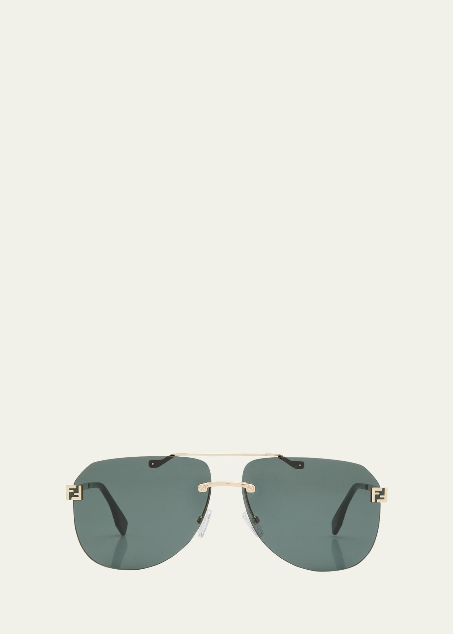 Mens Sky Monogram Metal Sunglasses Product Image