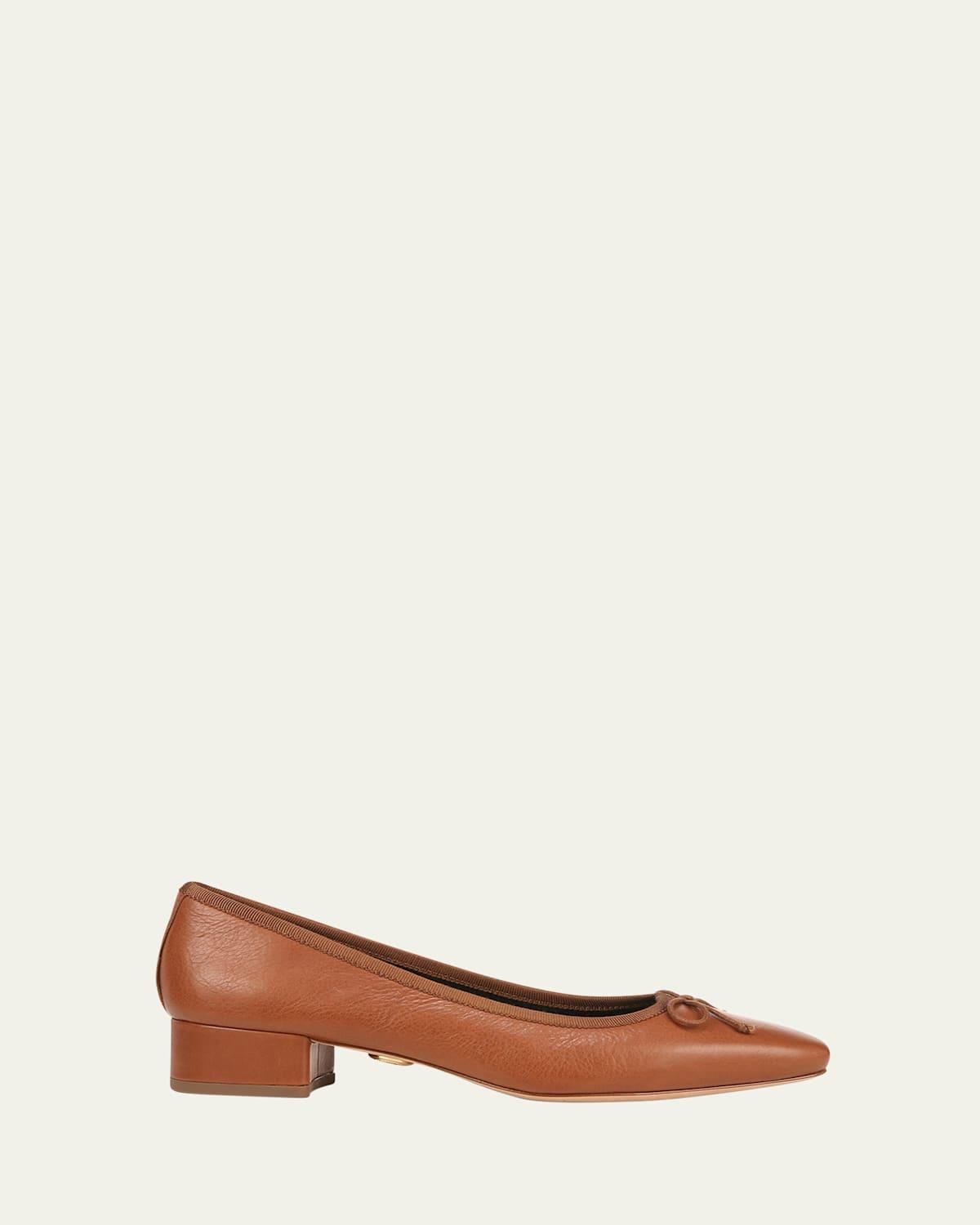 Womens Cecile 30MM Leather Pumps Product Image