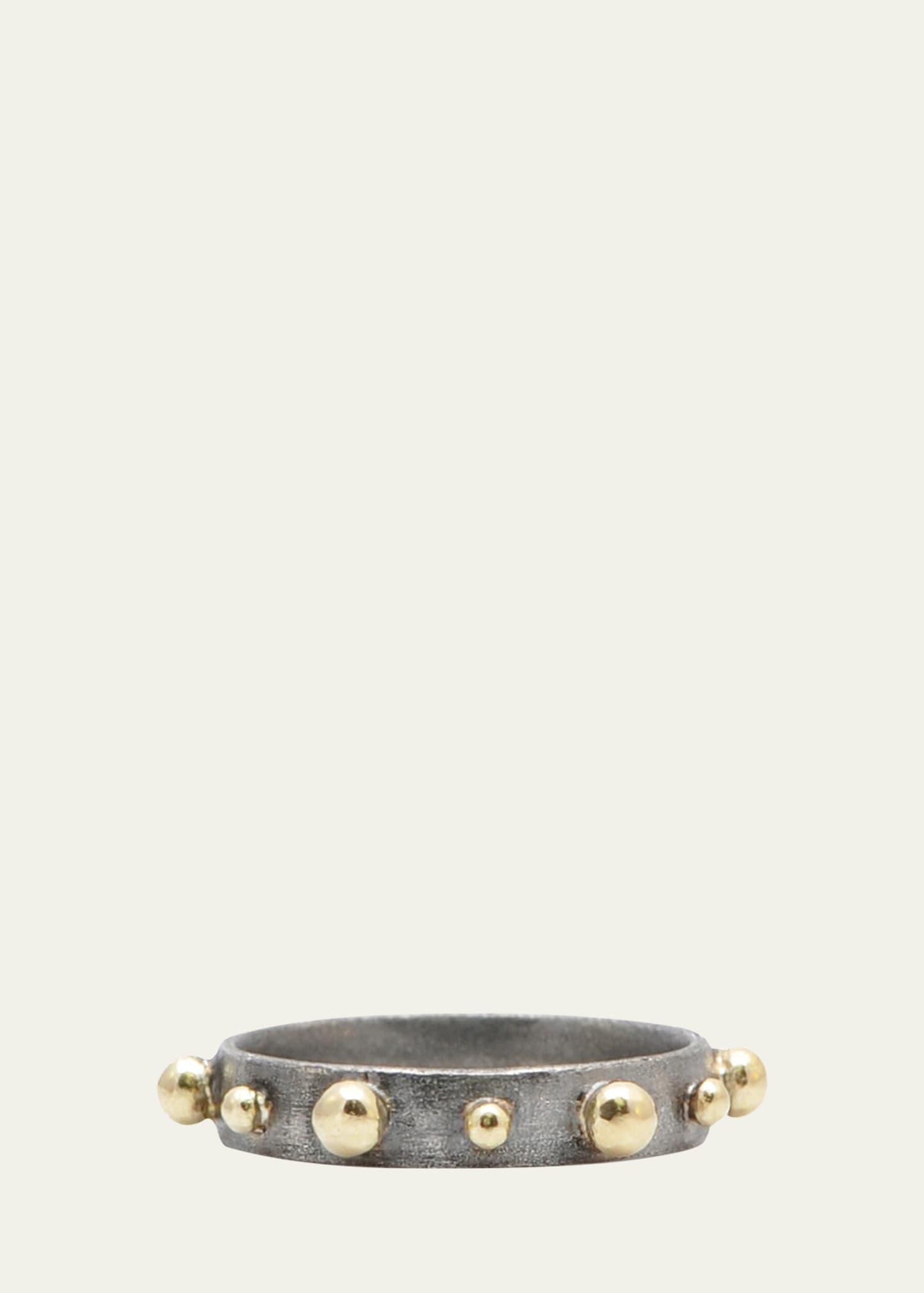 Old World Granulated Stack Band Ring Product Image