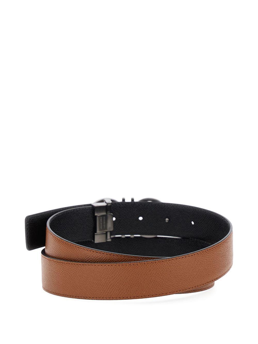 Gancini buckle reversible belt Product Image
