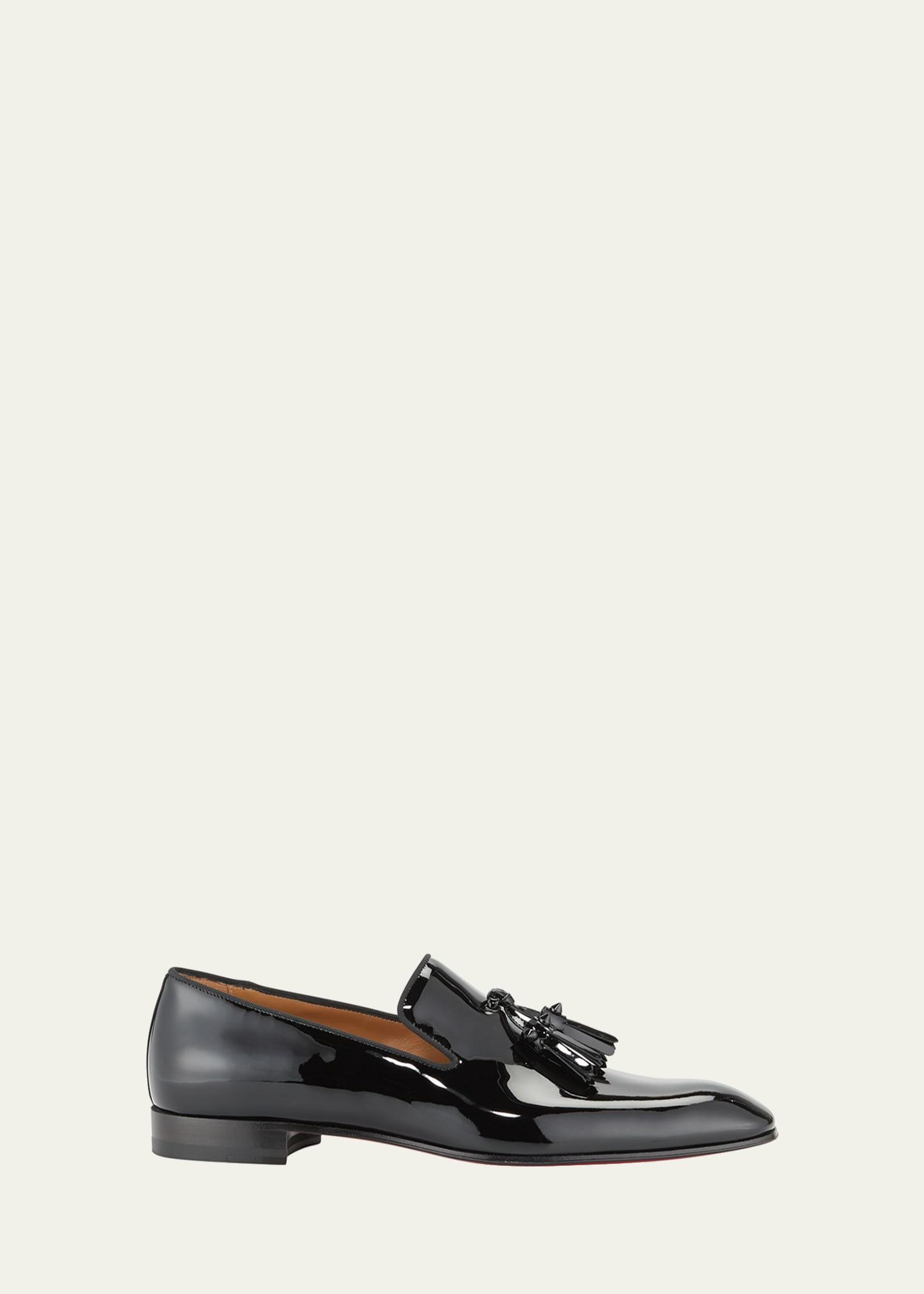 Mens Patent Lace-Up Oxfords Product Image