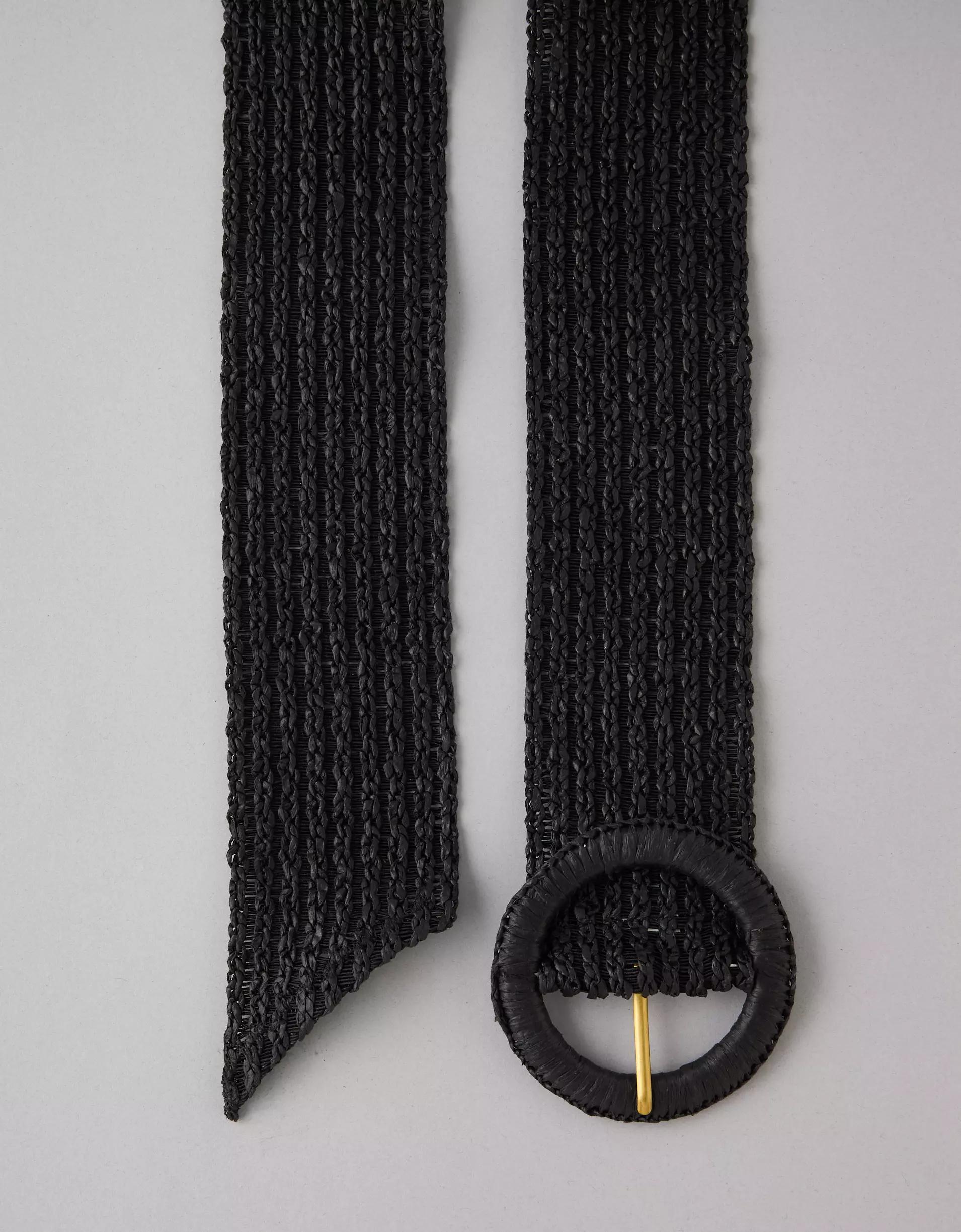 AE Wide Raffia Belt Product Image