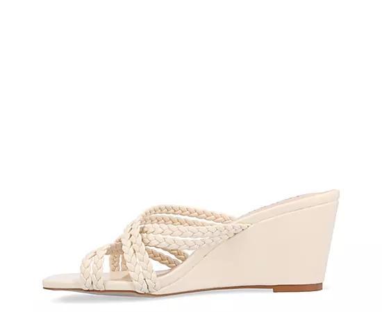 Journee Collection Womens Baylen Wedge Slip On Sandal Product Image