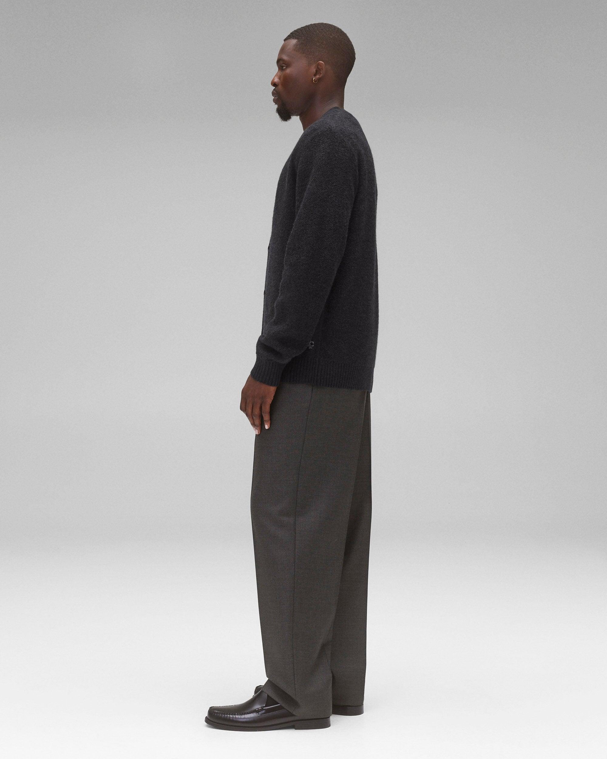 Textured Boucle Turf Cardigan Male Product Image
