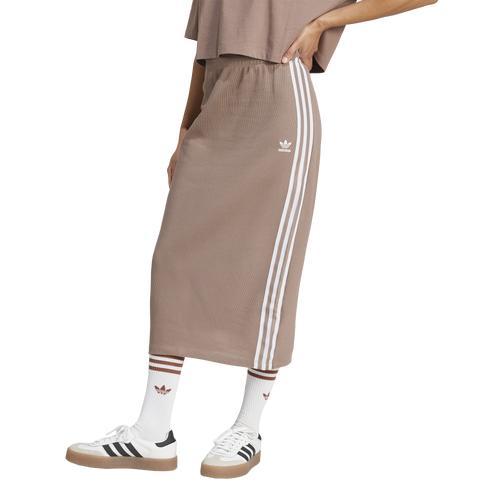 adidas Knit Skirt Trace Brown M Womens Product Image