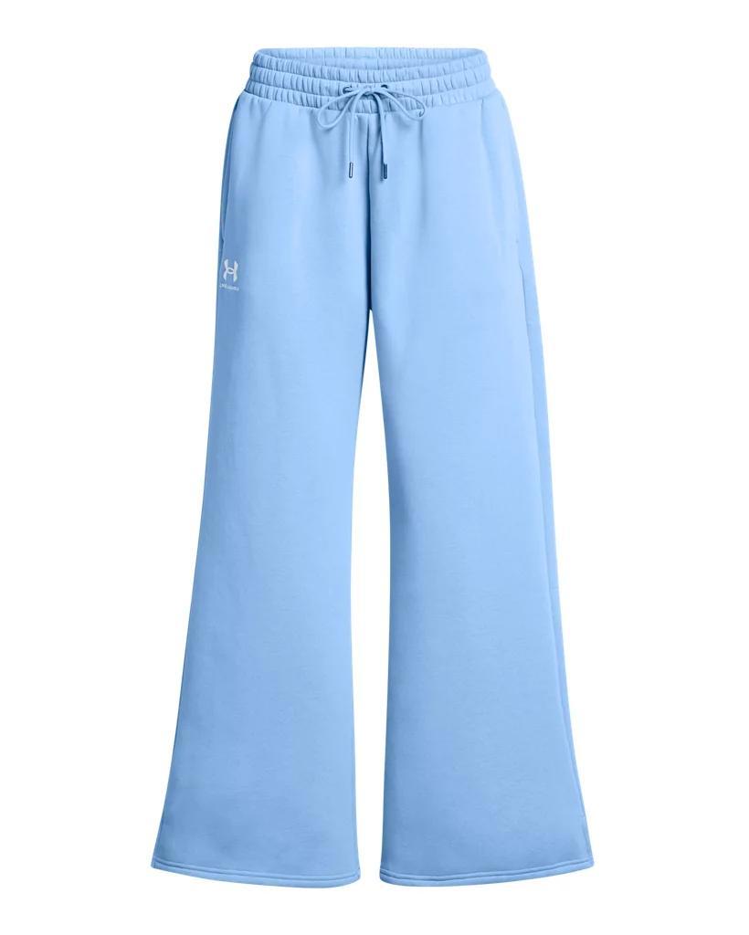 Women's UA Icon Fleece Wide Leg Pants Product Image