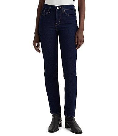 Women's Levi's® 314™ Shaping Straight Jeans, Size: 28(US 6)Medium, Darkest Product Image