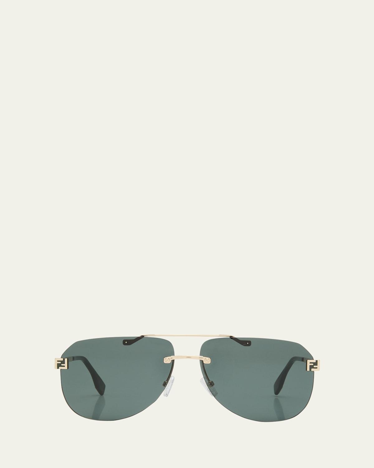 Mens Sky Monogram Metal Sunglasses Product Image