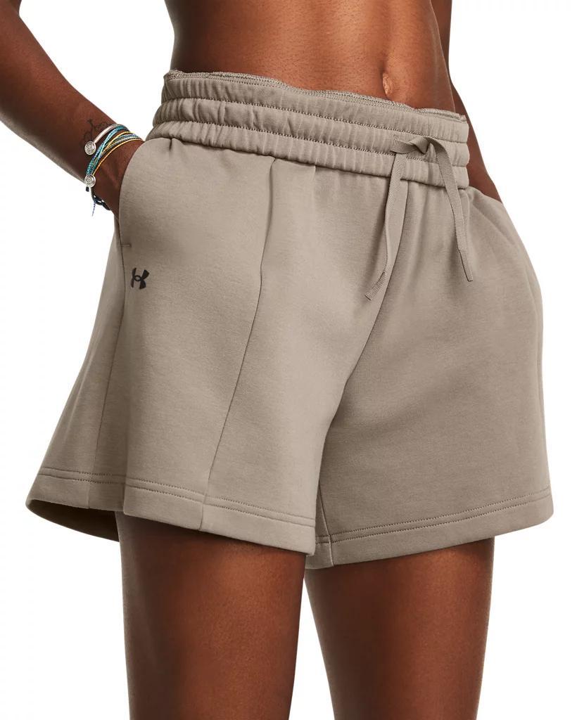 Women's UA Unstoppable Fleece Pleated Shorts Product Image