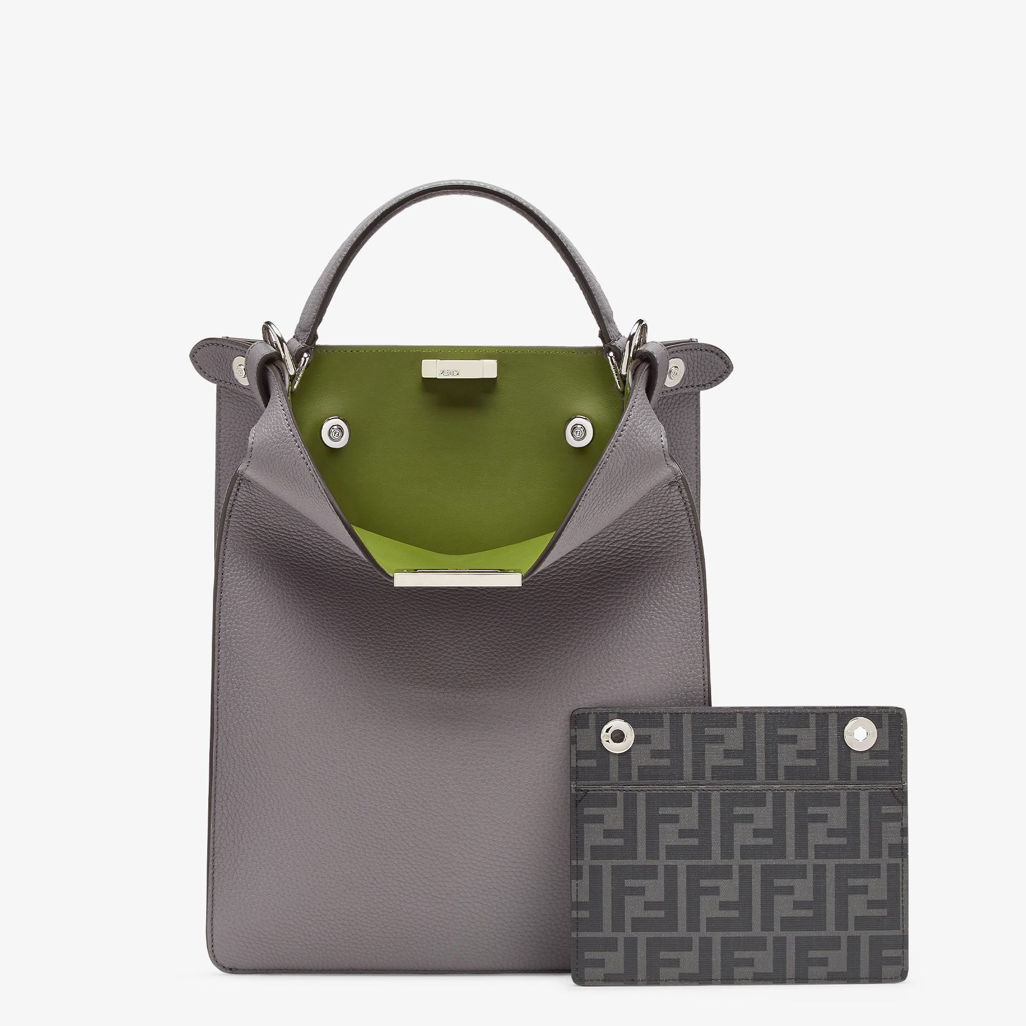 Peekaboo X-Lite SmallGray leather bag Product Image