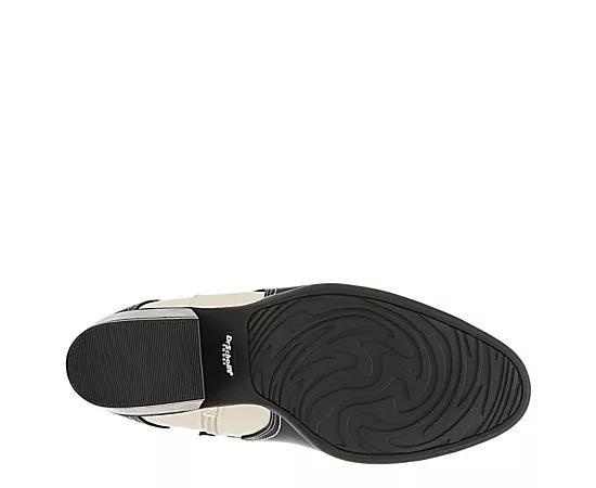 Dr. Scholl's Lasso Women's Western Ankle Boots, Size: 6, Black Off White Product Image