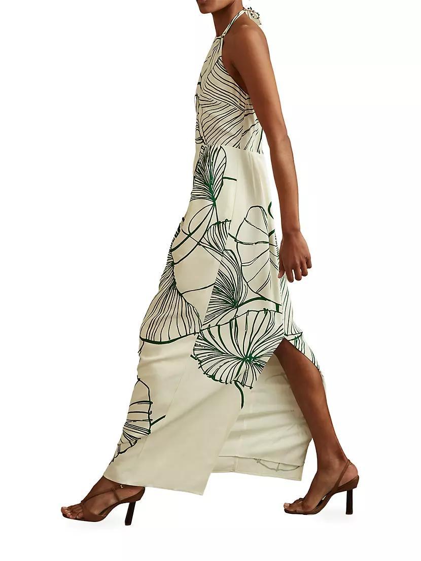 Lexi Shell Halter Maxi Dress Product Image