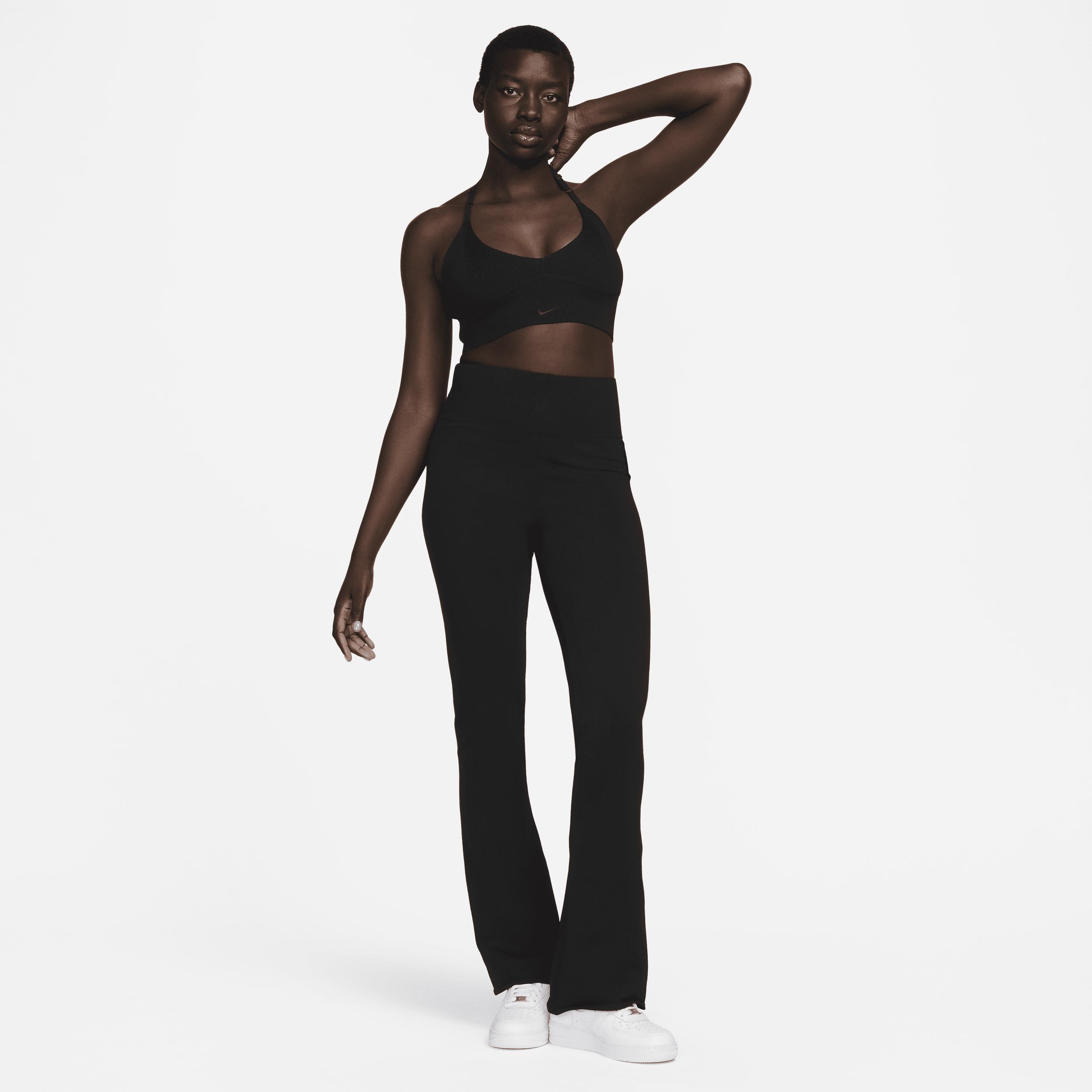 Nike Sportswear Chill Knit Women's Tight High-Waisted Sweater Flared Pants Product Image