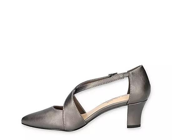 Easy Street Elegance Women's Slingback Pumps, Size: 10, Silver Product Image