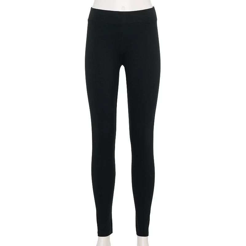 Womens Sonoma Goods For Life Mid Rise Essential Leggings 2-pk Product Image