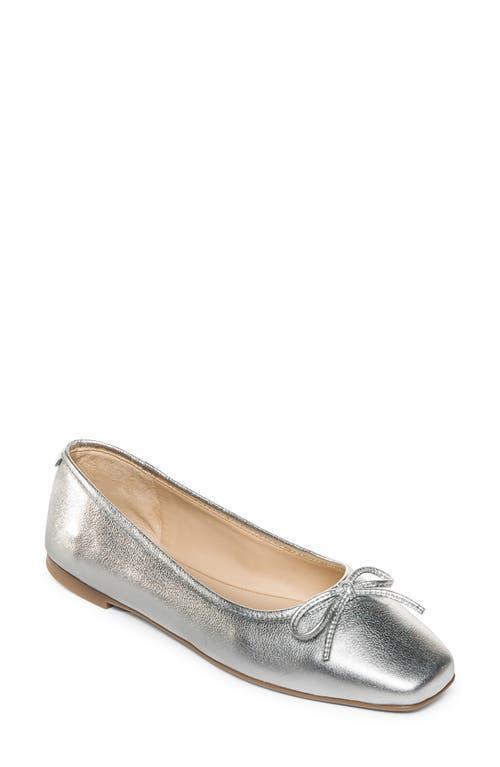 Gwynn Leather Bow Ballerina Flats Product Image