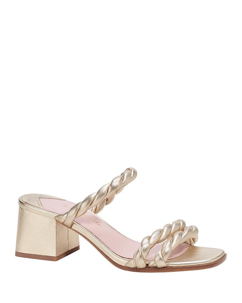 Womens Nina Leather Block Heel Sandals Product Image
