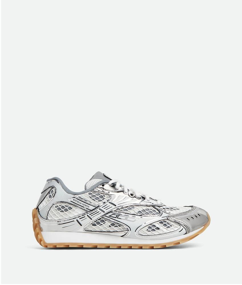 Women's Orbit Sneaker in Silver / White / Optic white rubber Product Image
