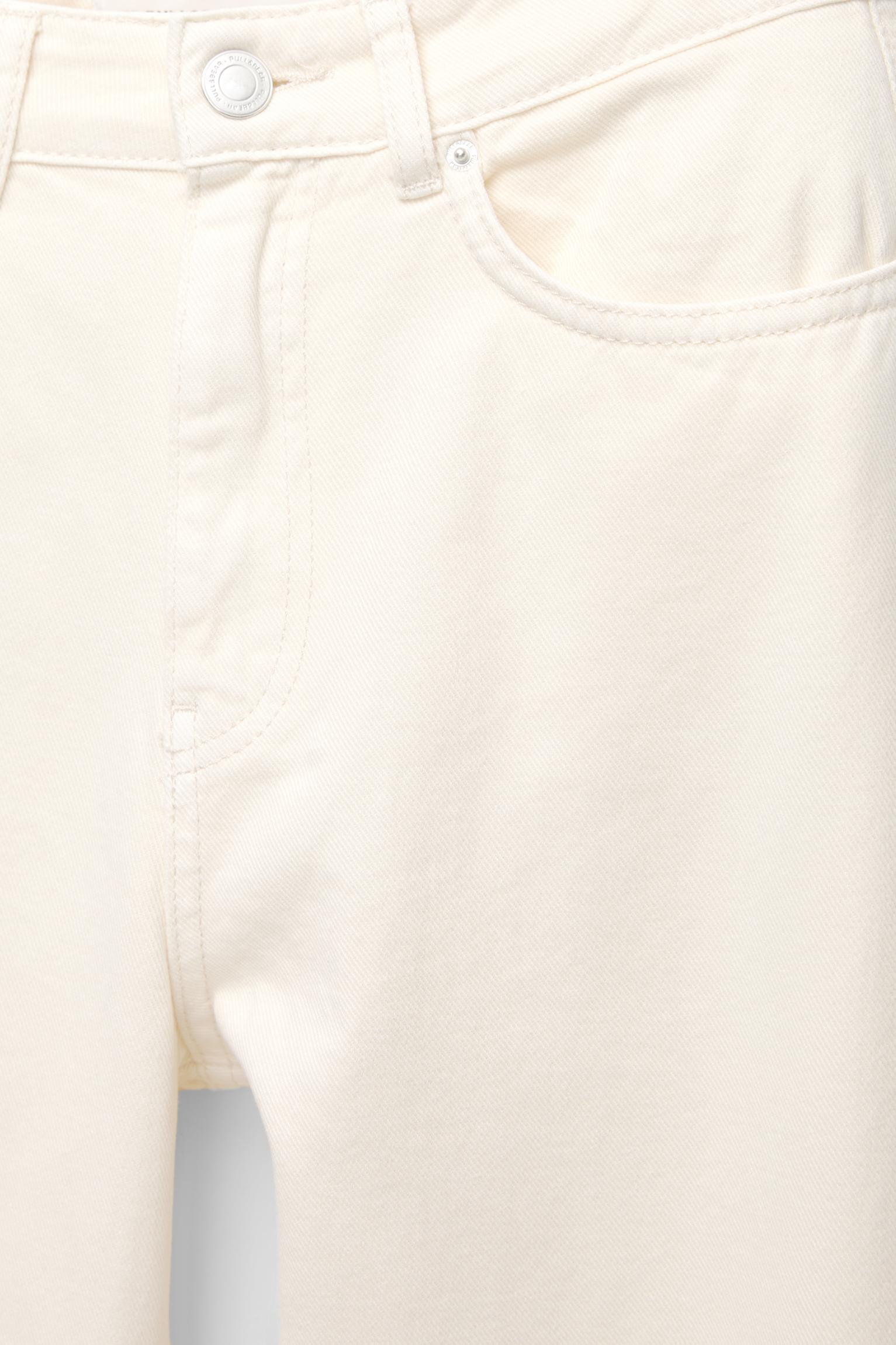Straight-leg baggy jeans with turn-up hems Product Image