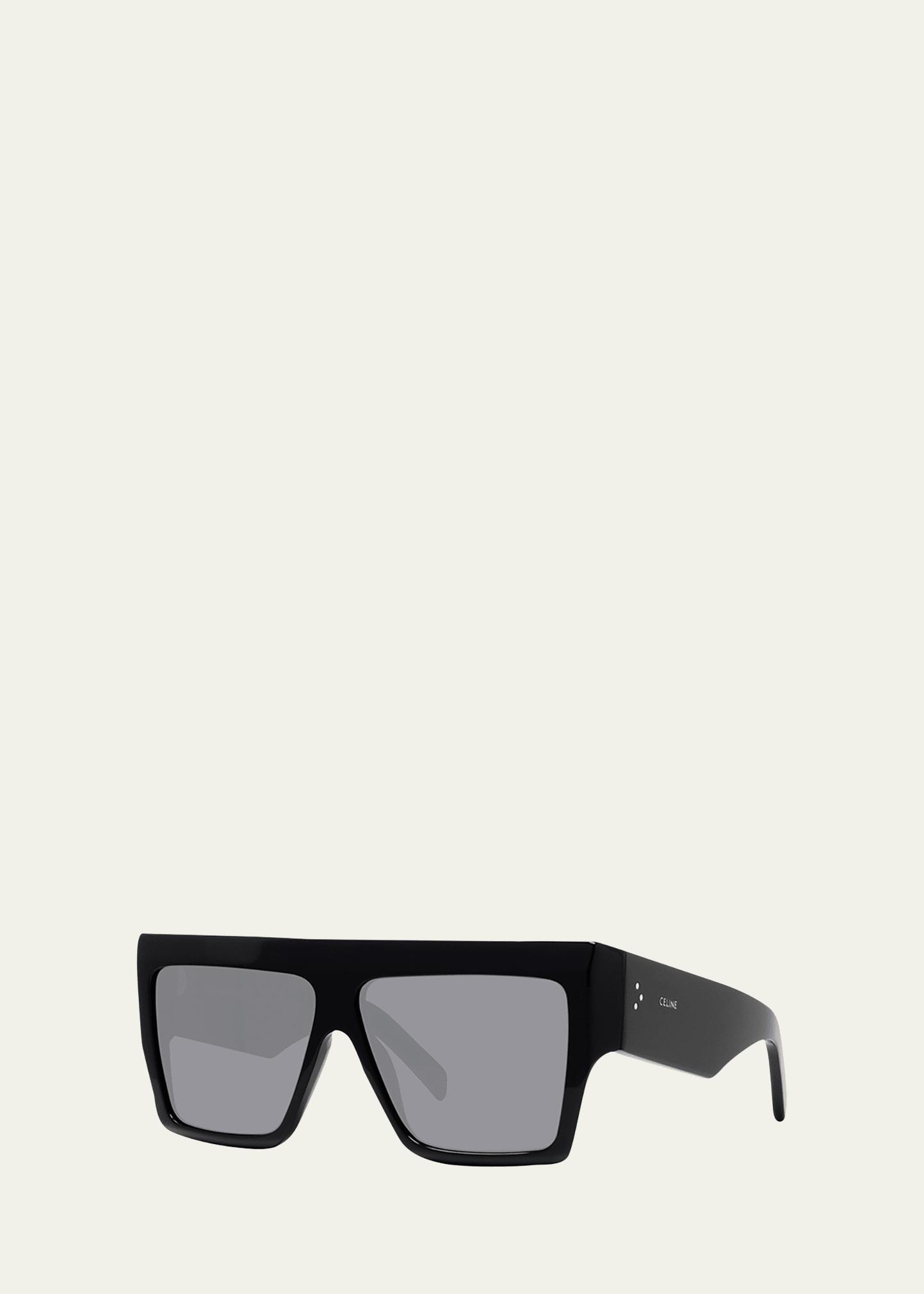 Chunky Rectangle Acetate Sunglasses Product Image