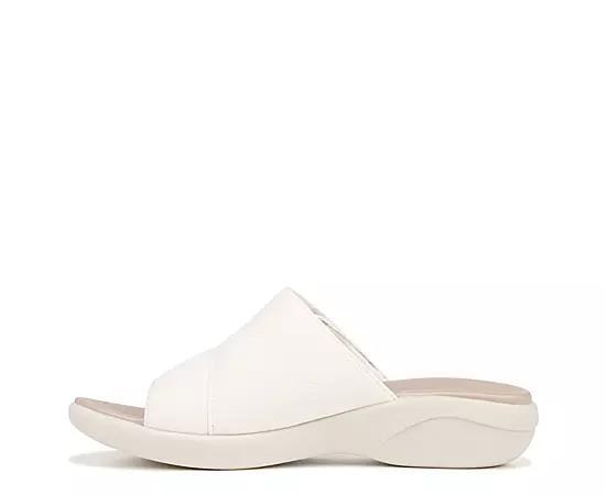 LifeStride Carefree Women's Slide Sandals, Size: 7.5 Wide, Blue Product Image