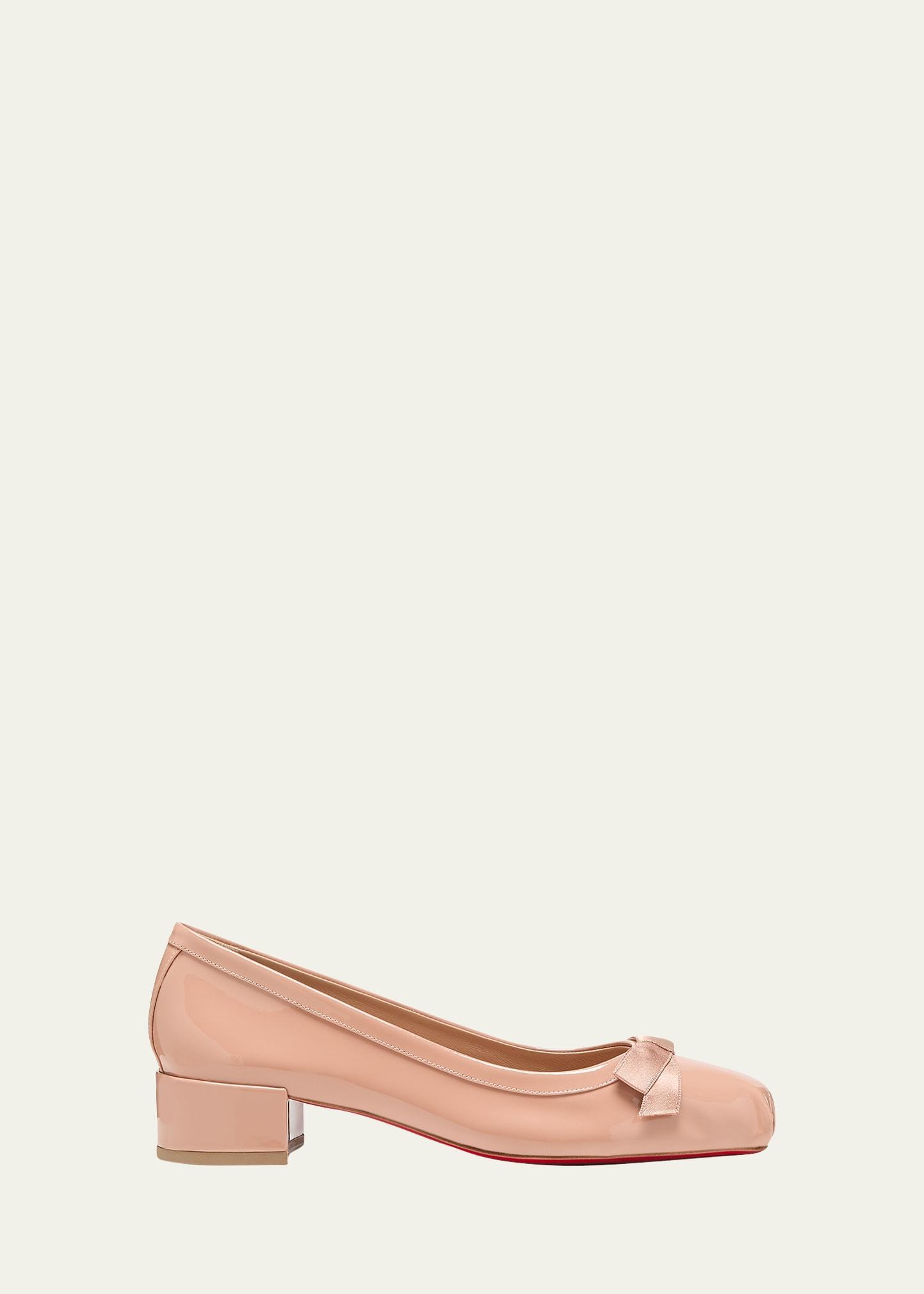 Mamaflirt Patent Red Sole Ballerina Pumps Product Image