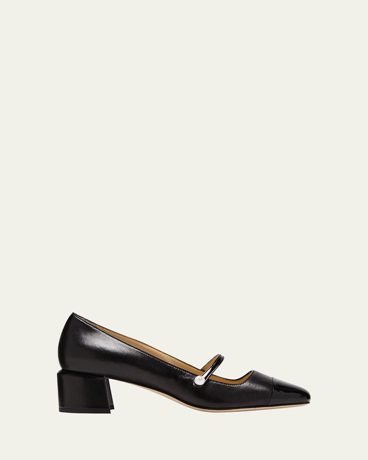Jimmy Choo Womens Elisa 45 Block Heel Mary Jane Pumps Product Image