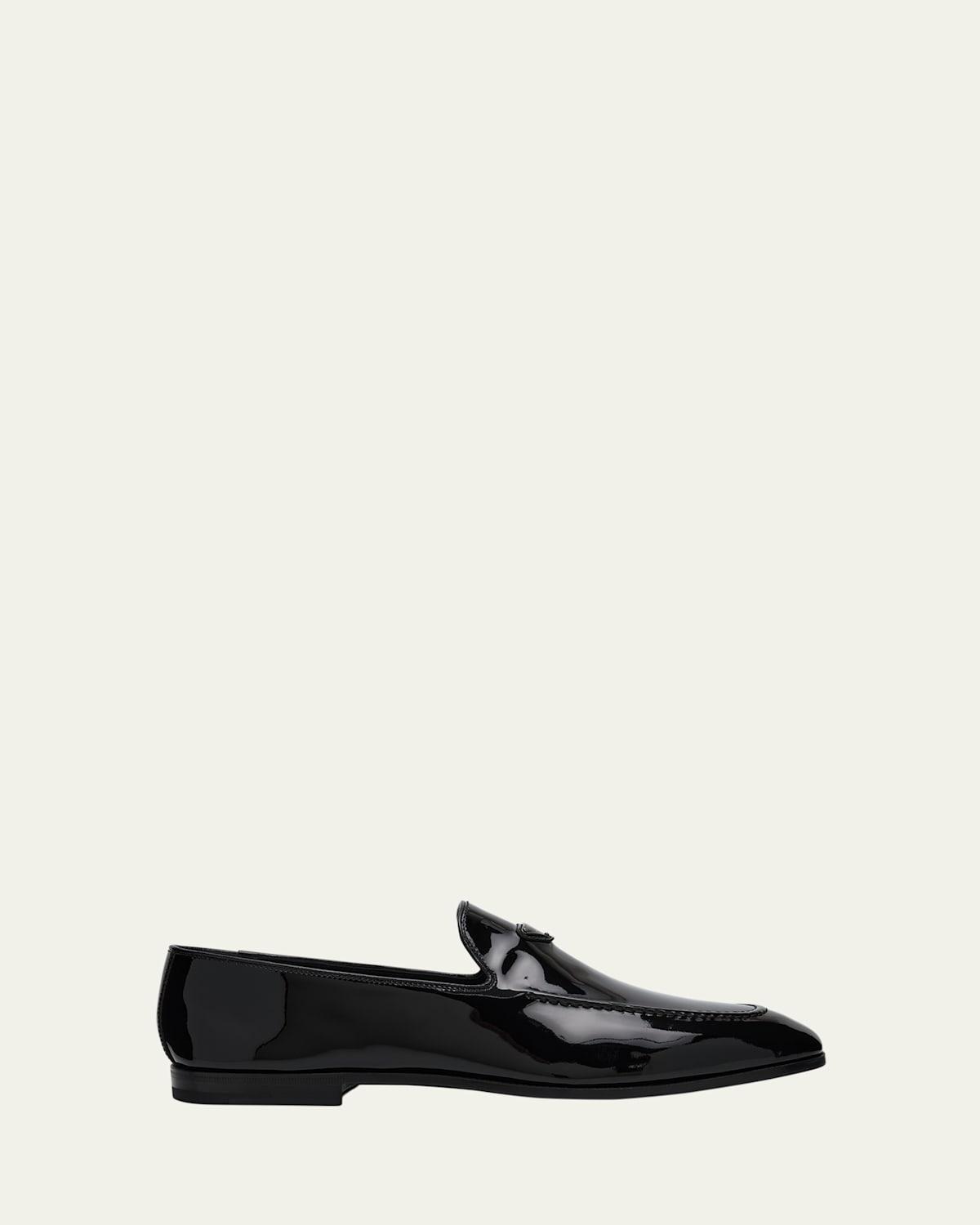 Mens Patent Leather Venetian Loafers Product Image