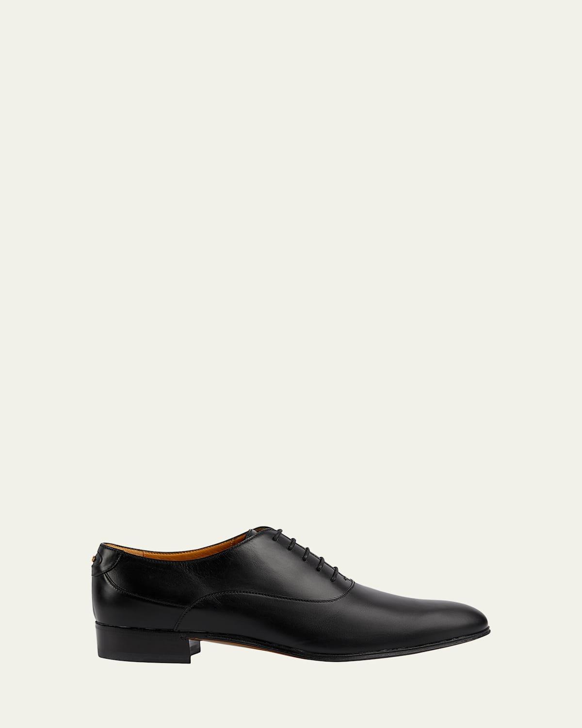 Mens Brushed Leather Double-Monk Strap Loafers Product Image