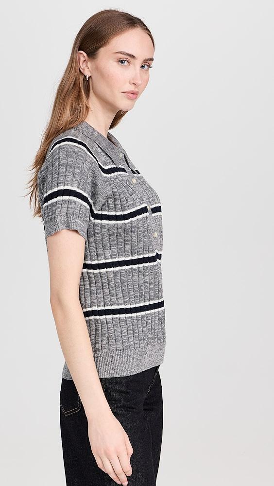 THE GREAT. The Classic Polo Sweater | Shopbop Product Image