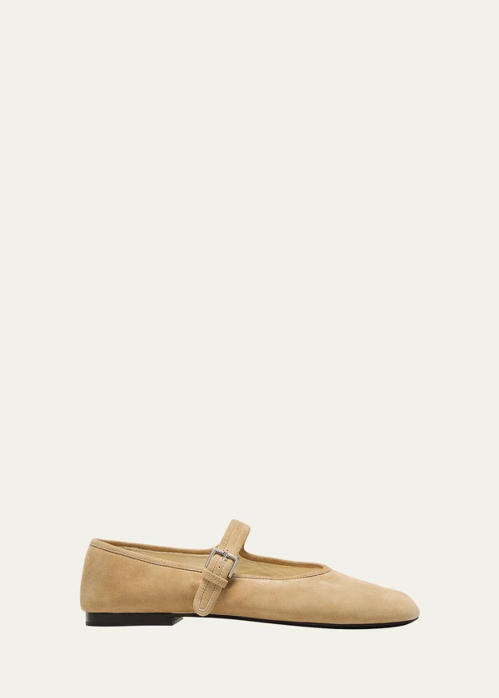 Womens Ava Leather Flats Product Image
