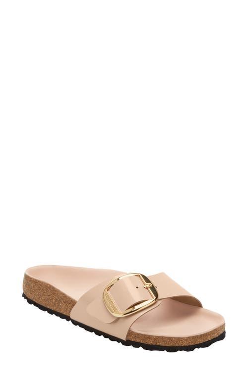 Birkenstock Womens Madrid Big Buckle High Shine Slide Sandals Product Image