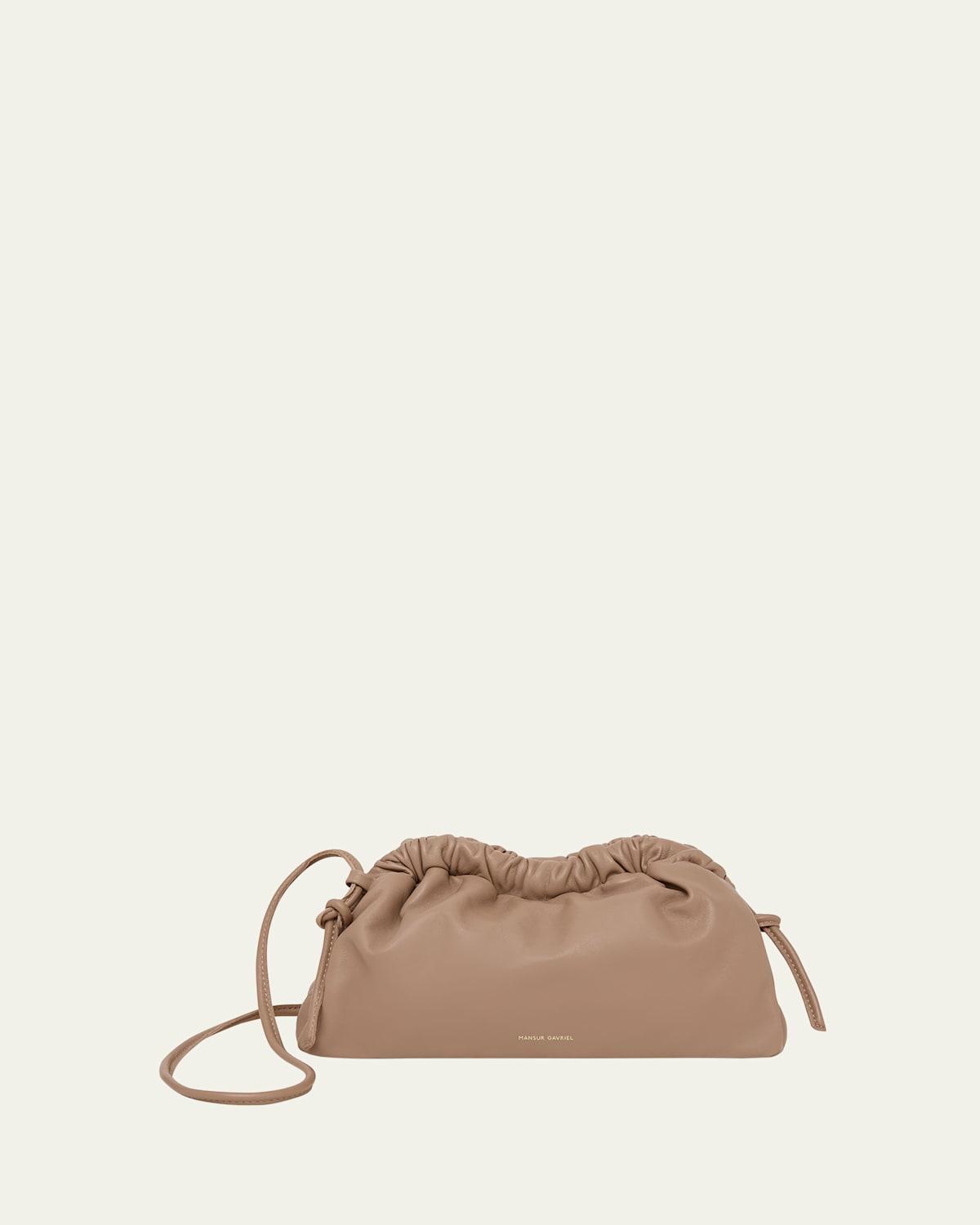 Womens Mini Cloud Leather Clutch Product Image