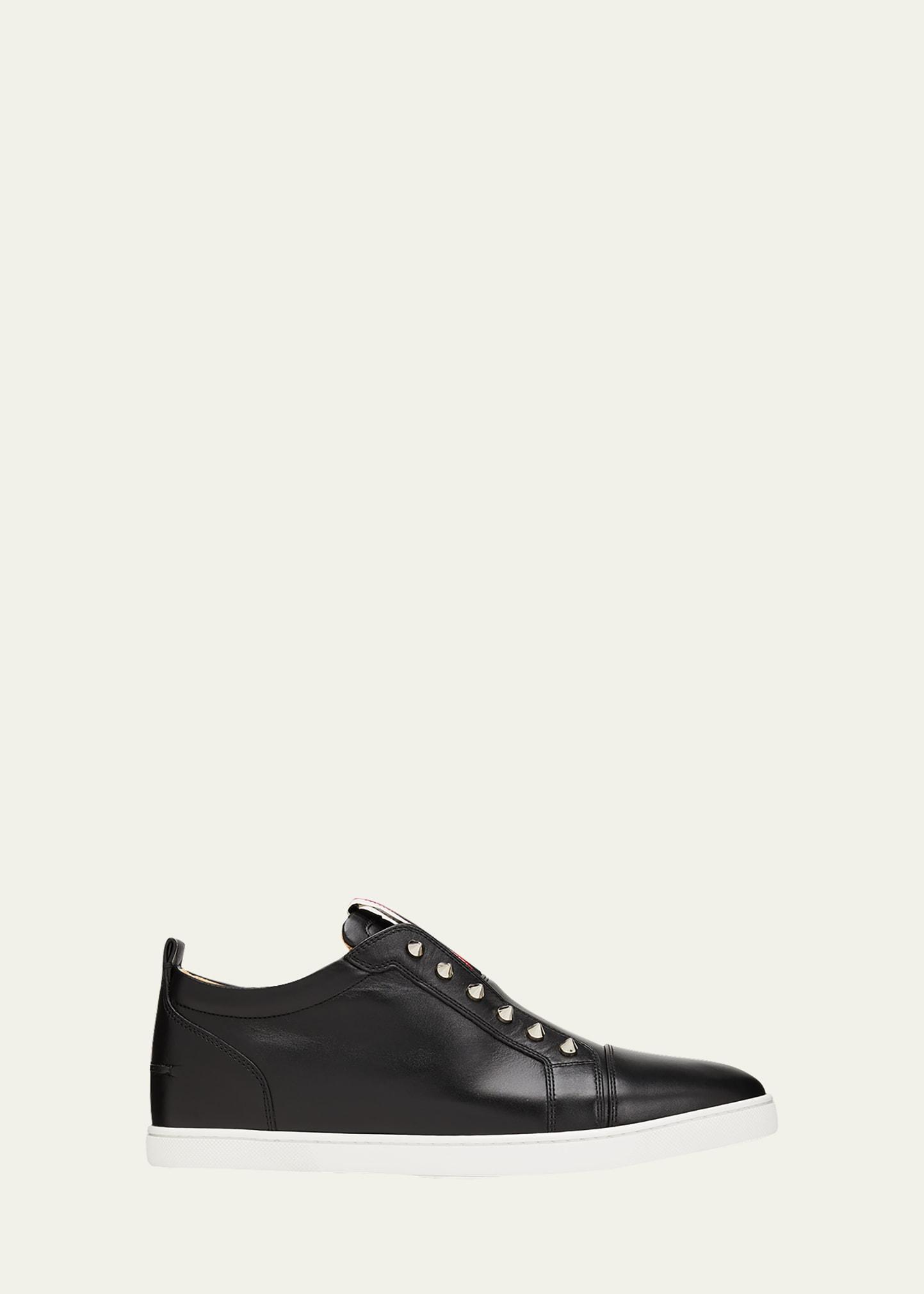Mens F. A.V. Fique A Vontade Spiked Leather Slip-On Sneakers Product Image
