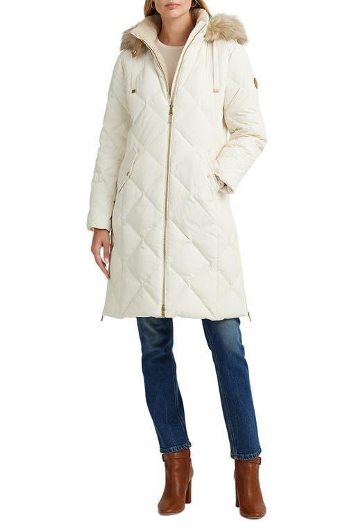 Lauren Ralph Lauren Diamond Puffer Detachable Hoodie Women's Clothing Product Image