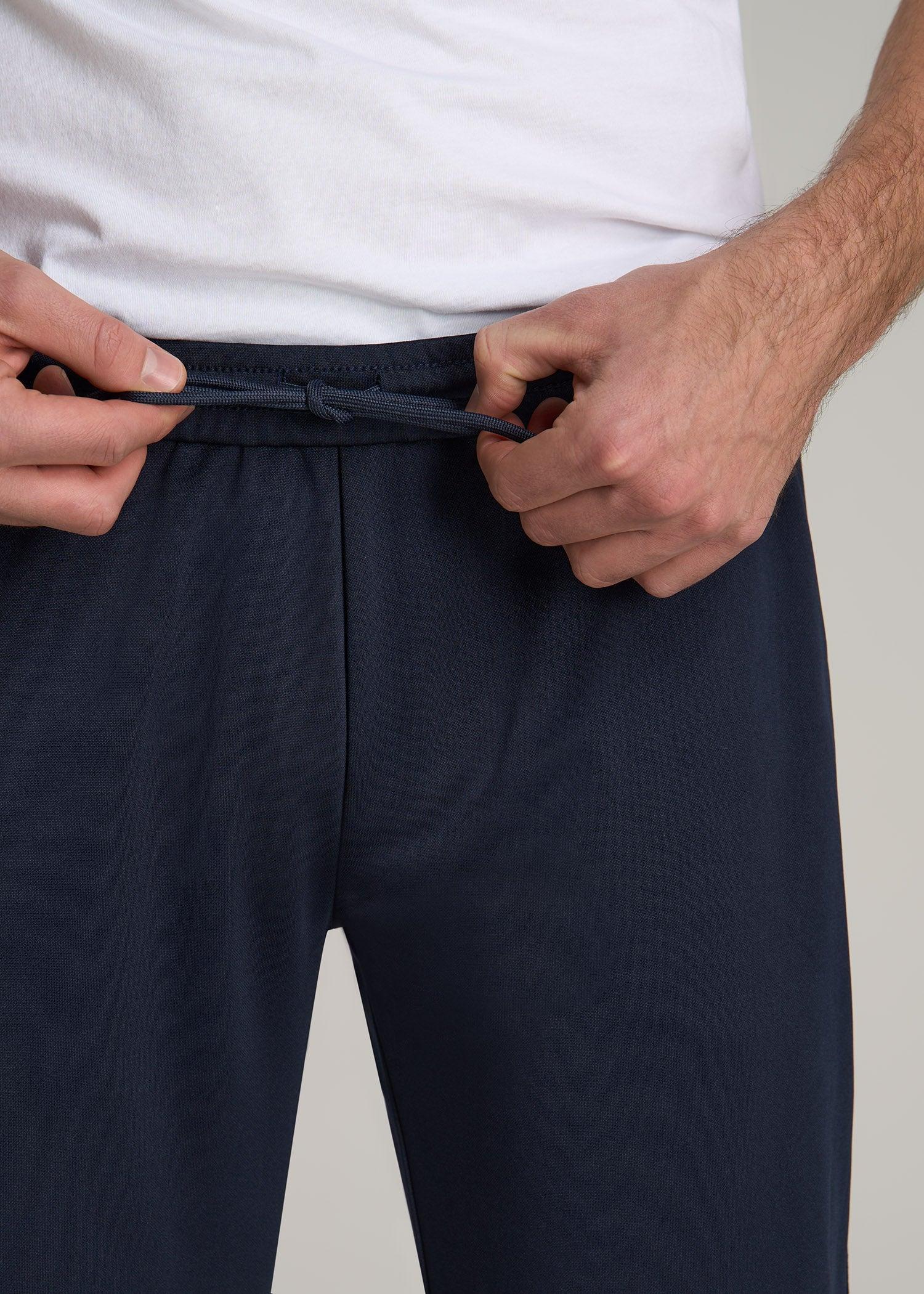 Athletic Stripe Pants for Tall Men in Navy Product Image