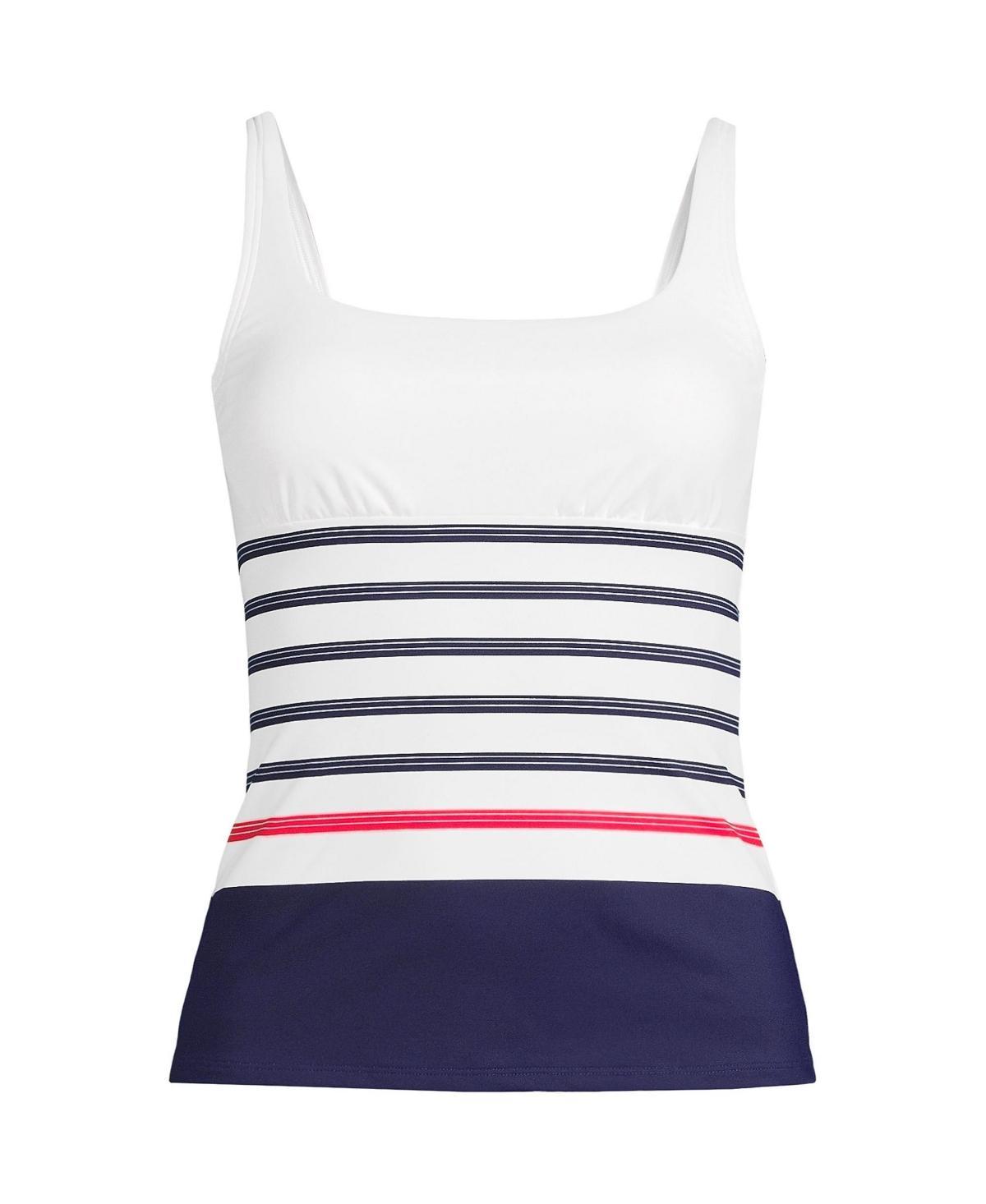 Womens Lands End DD-Cup UPF 50 Squareneck Underwire Tankini Top Product Image