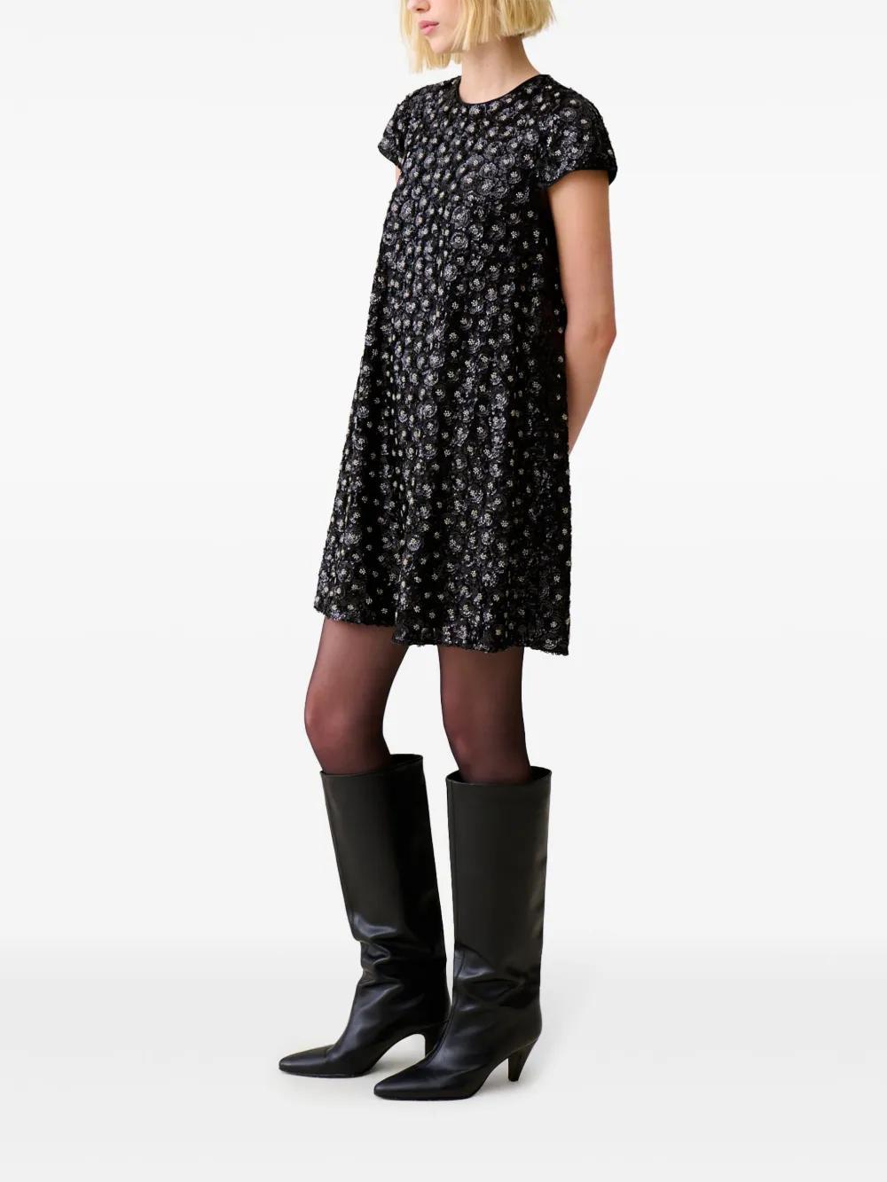 embroidered mini dress Product Image
