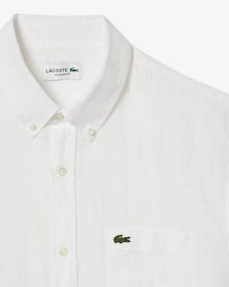 Short Sleeved Linen Shirt Product Image