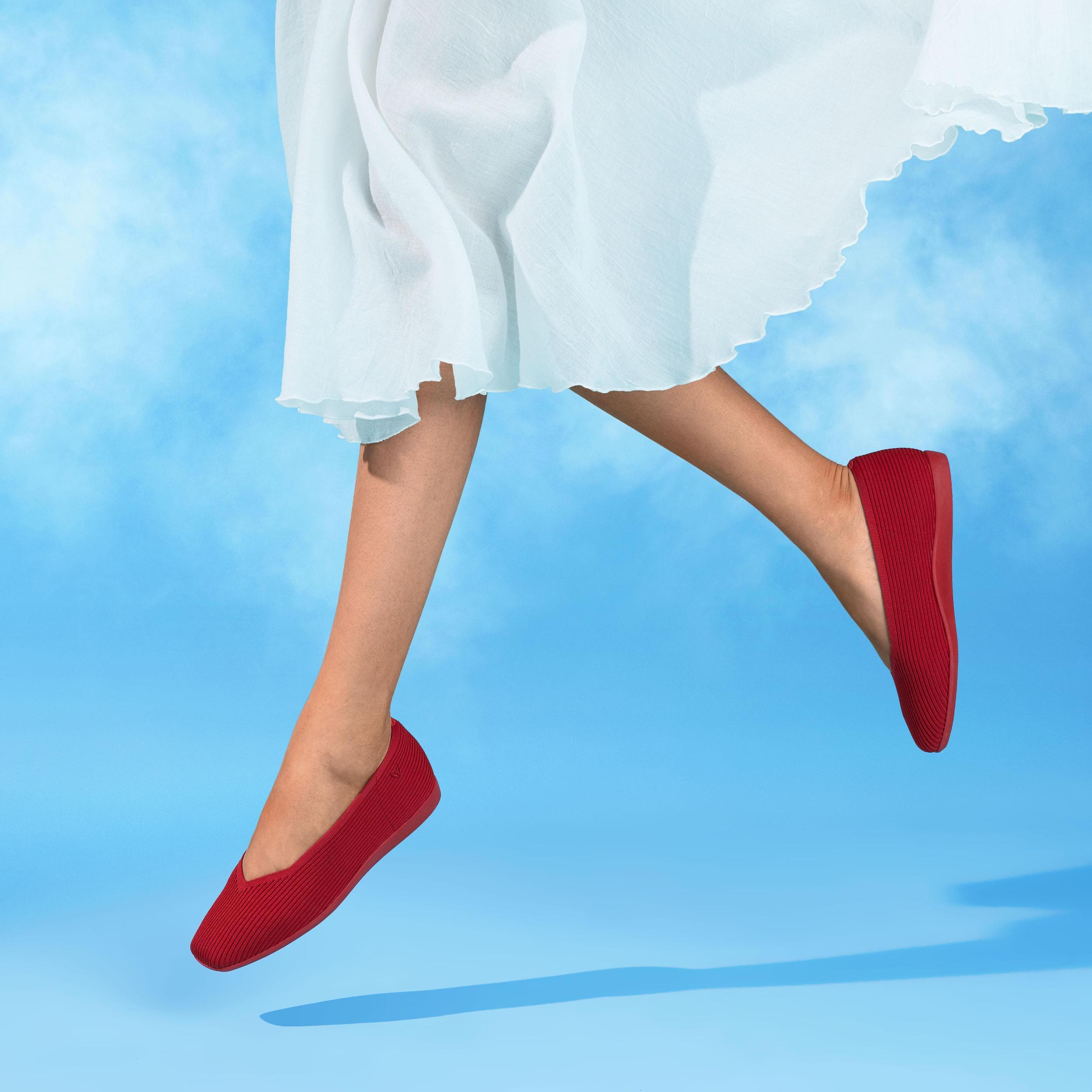 Lightweight Square-Toe V-Cut Flats (Margot Walker) Product Image