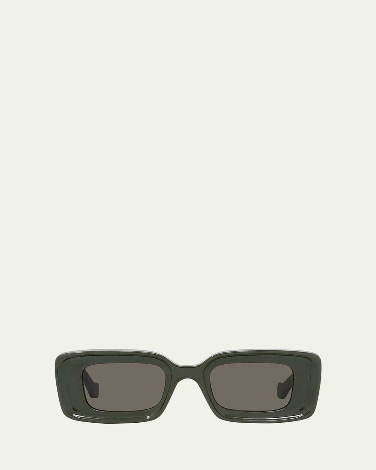 Anagram Beveled Acetate Rectangle Sunglasses Product Image