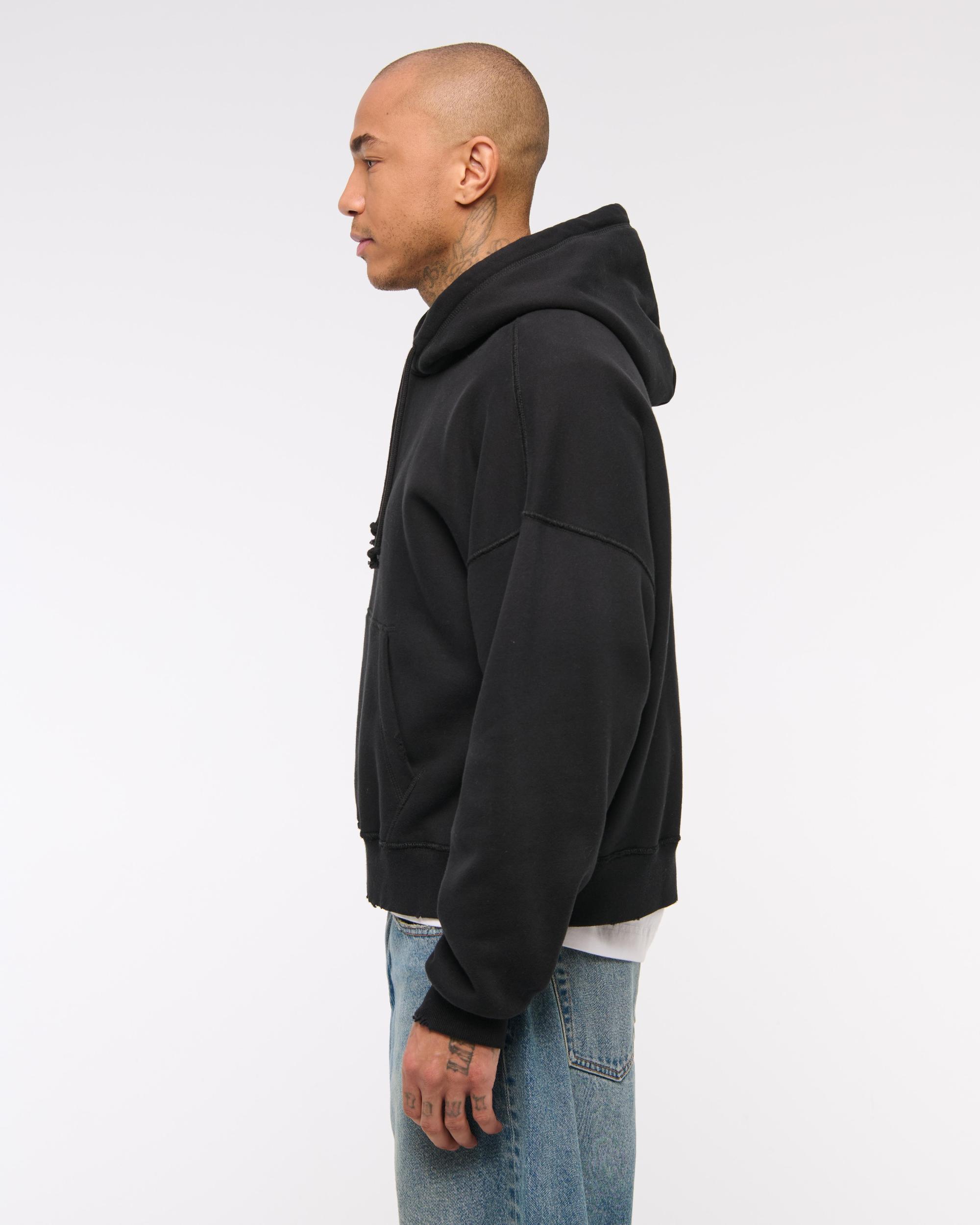 Essential Cropped Popover Hoodie Product Image