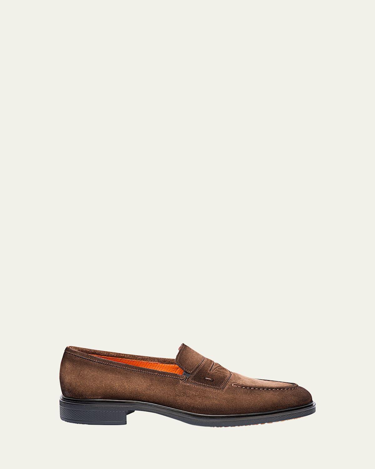 Santoni Mens Easy Penny Loafers Product Image