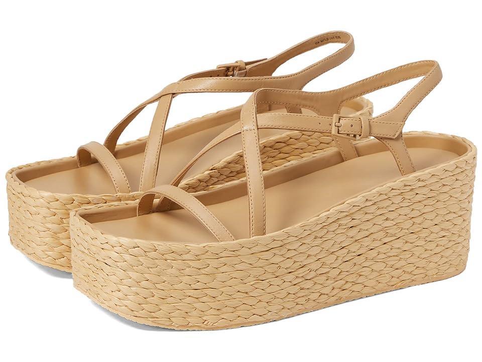 Womens Maxine Strappy Leather Platform Sandals Product Image