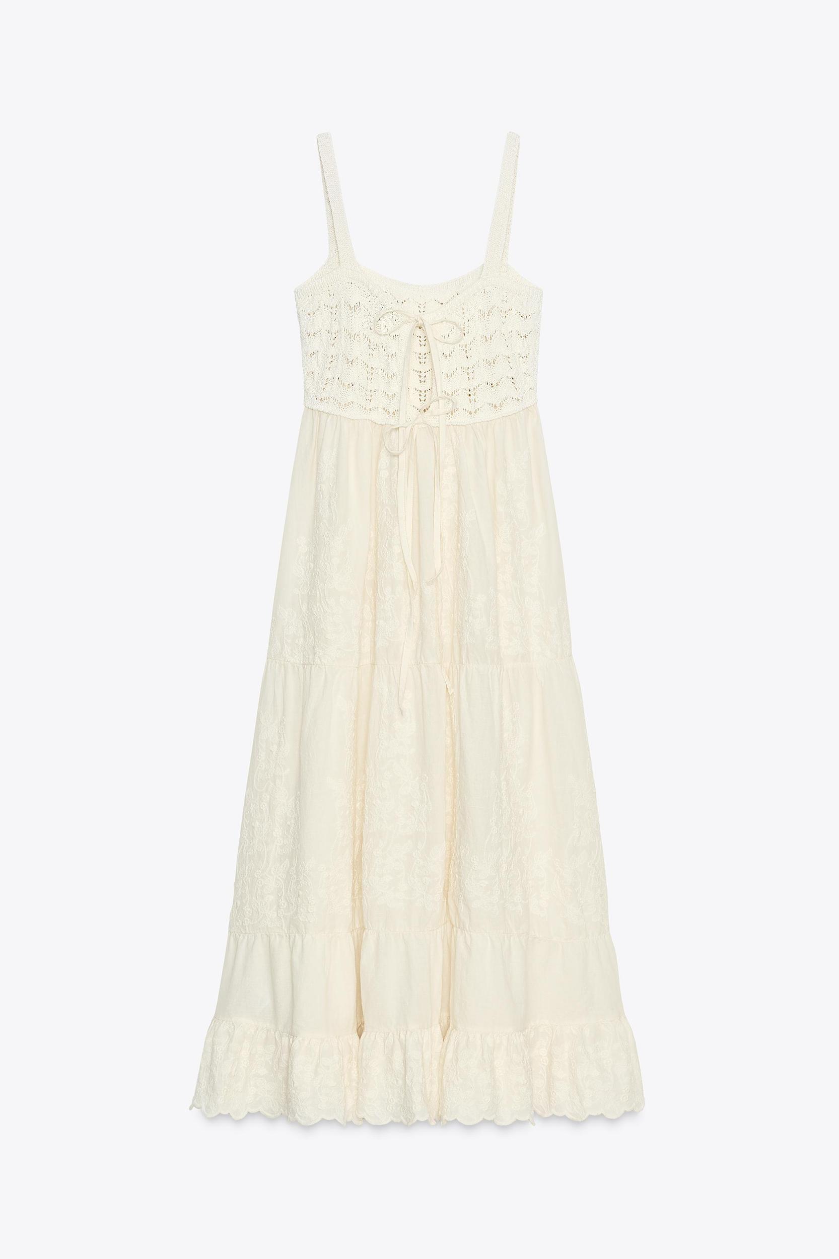 COMBINATION KNIT DRESS Product Image
