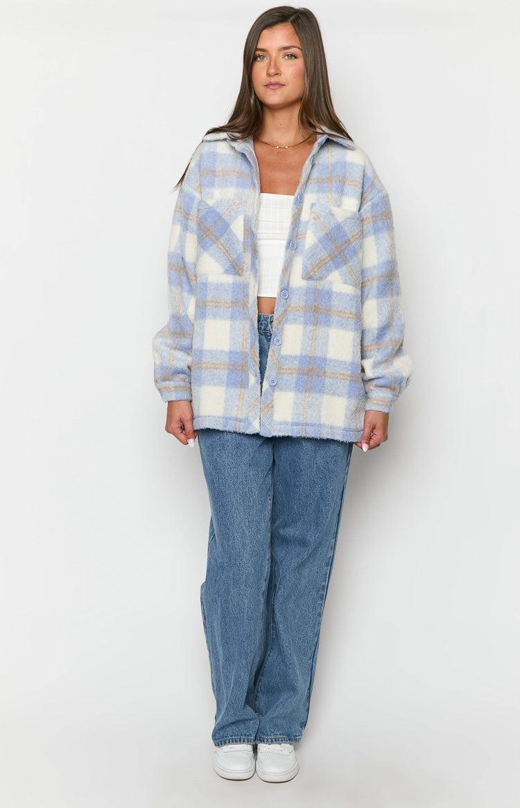Neve Blue Check Jacket Product Image